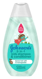Johnson's 2in1 Kids Shampoo & Conditioner, 500ml