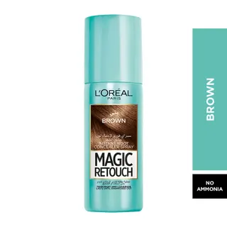 L'Oreal Paris Magic Retouch Instant Root Concealer Spray for Brown Hair, 75ml