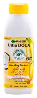 Garnier Ultra Doux Nourishing Hair Food Conditioner with Banana & Coconut Extracts for Dry Hair, 350ml