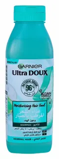 Garnier Ultra Doux Moisturizing Hair Food Shampoo with Coconut & Aloe Vera Extracts for Normal Hair, 350ml