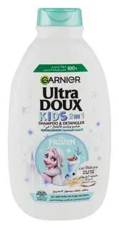 Garnier Ultra Doux Kids Hypoallergenic 2in1 Detangling Shampoo with Rice Cream & Oat Milk for All Hair Types, 400ml