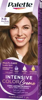 Palette Schwarzkopf Palette Intensive Color Creme 7-0 Middle Blonde, 110ml