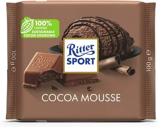 Ritter Sport Cocoa Mousse Chocolate, 100g