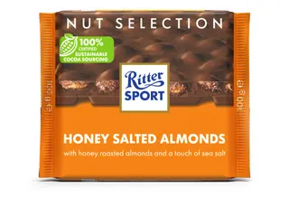 Ritter Sport Milk Chocolate Honey Salt Almonds 100 g