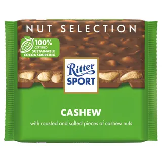 Ritter Sport Cashew Chocolate, 100g