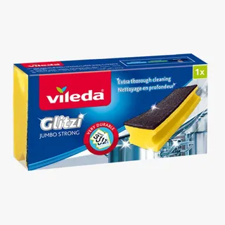 Vileda Glitzi Strong Jumbo Sponge, 1 Piece
