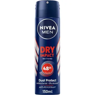 Nivea Men Dry Impact Antiperspirant Deodorant Spray, 150ml