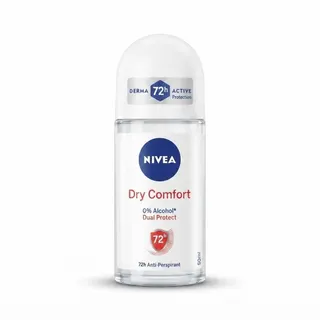 Nivea Dry Comfort Plus Antiperspirant Deodorant Roll-On, 50ml