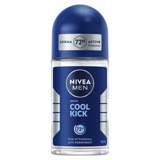 NIVEA Men Cool Kick 48H Antiperspirant Roll-On Deodorant, 50ml