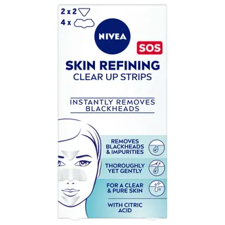 Nivea Skin Refining Clear-Up Citric Acid Face Strips, 6 Strips