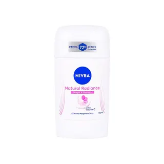 NIVEA Natural Radiance 48H Antiperspirant Deodorant Stick with Vitamin C for Women, 50ml