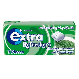 Wrigley's Extra Handy Pack Refresher Spearmint Cubies, 15g