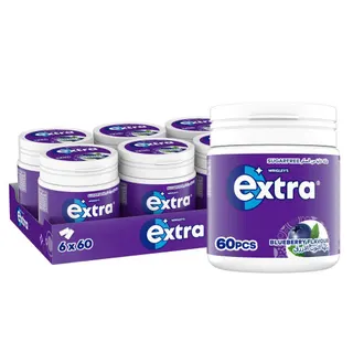 Extra Biggie Bottle Blueberry 6X 84 Gm
