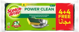 Scotch Brite Classic Flat Laminate Scrub Sponge 4+4 Free
