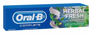 Oral-B Complete Fluoride Toothpaste & Mouthwash with Mint & Lime Extract, 100ml