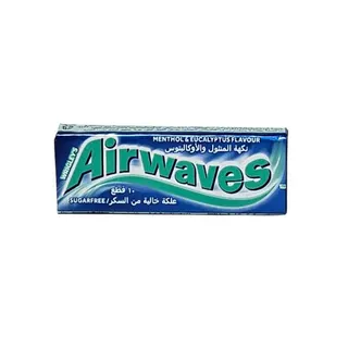 Airwaves Menthol & Eucalyptus Flavour Gum, 14g
