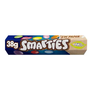 Nestle Smarties Hexagon Tube Chocolate, 38g