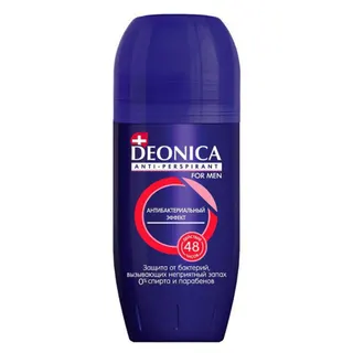 Deonica Men Antibacterial Antiperspirant Roll-On, 50ml