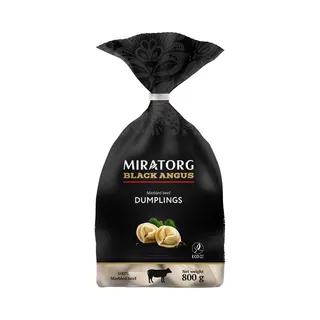 Miratorg Frozen Black Angus Beef Dumplings, 800g