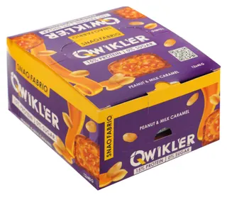 Snaq Fabriq Qwikler Peanut & Milk Caramel Bars, 12x40g