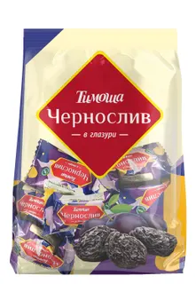 Timosha Chocolate Glazed Prune Bites, 200g
