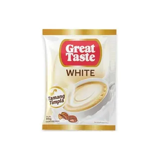 Great Taste 3 in 1 White Coffee Mix, 30g