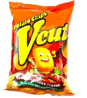 Jack N Jill V Cut Spicy Barbecue Potato Chips, 60g