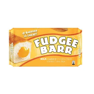 Fudgee Barr Milk Custard Cream Filled Cake Bar, 10x39g