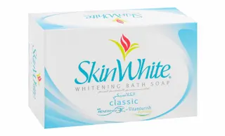 Skin White Classic Whitening Bath Soap with Renew White 3C & Vitanourish Formula, 135g