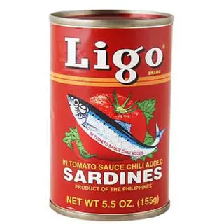 Ligo Sardines In Tomato&Chilli Red 155 g