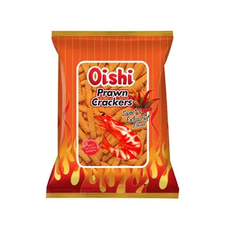 Oishi Prawn Crackers - Sweet and Extra Hot 90g