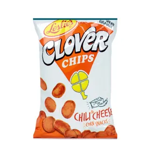Leslie's Clover Chips Chili Cheese Corn Snacks, 145g