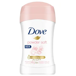 Dove Powder Soft Antiperspirant Deodorant Stick for Women, 40g