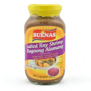 Buenas Salted Tiny Shrimp Bagoong Alamang, 340g