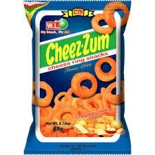 W.L.Foods Cheez Zum Cheese Ring Snacks, 88g