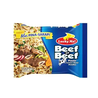 Lucky Me Beef Mami Noodles, 55g