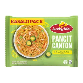 Lucky Me Pancit Canton Kasalo Kalamansi Instant Noodles, 120g