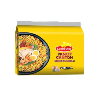 Lucky Me Pancit Canton Original Flavour Fried Noodles, 6x60g