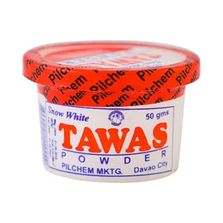 Tawas Powder Snow White Red 50 G