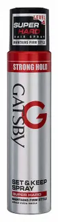 Gatsby Hair Spray Set & Keep Super Hard, 250ml