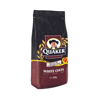 Quaker White Oats Bag 500 g