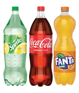 Coca-Cola Orange Soft Drink Pack, 3x1L