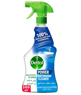 Dettol Bathroom Cleaner Spray Bottle, 500ml
