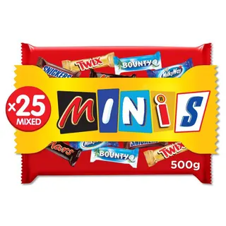 Best Of Mini Mixed Chocolate Bag, 500g
