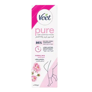 Veet Hair Removal Cream for Normal Skin Legs & Body, 100g