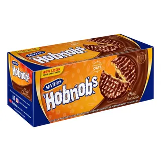 McVitie's Hobnobs Wholemeal Milk Chocolate Coated Oat Biscuits, 300g