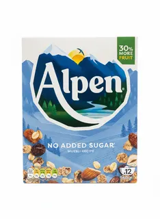 Alpen No Added Sugar Swiss Style Muesli Value Pack, 560g