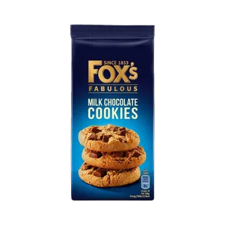 Fox's Fabulous Milk Chocolate Cookies, 180g