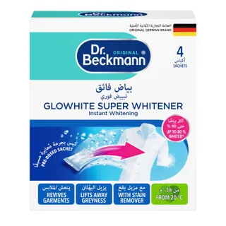 Dr.Beckmann Glowhite Super Whitener Powder, 4x40g