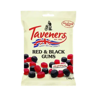 Taveners Red & Black Gums Jelly 165gm